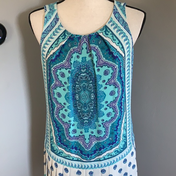 Loft paisley dress like new - Picture 2 of 10